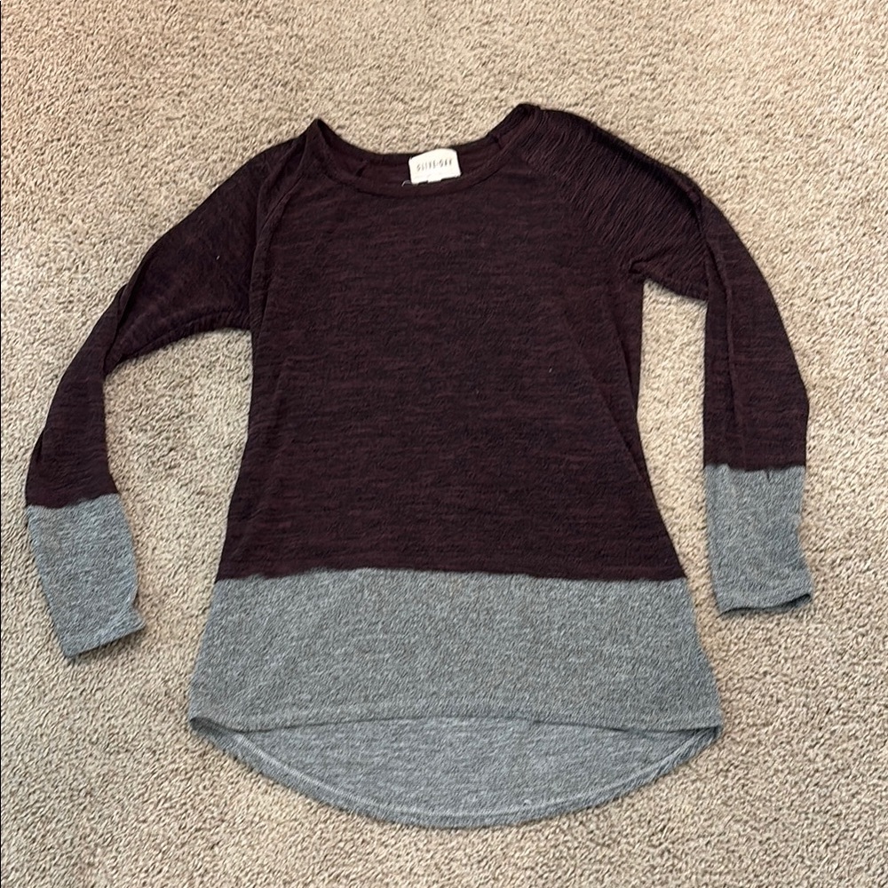 Olive + Oak Two Tone Top